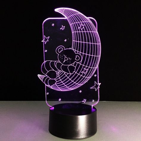 The vector file Laser Cut Teddy Bear On Moon Lamp 3D Night Light Illusion LED Lamp CDR File is a Coreldraw cdr ( .cdr ) file type, size is 102.43 KB, under 3d lamps vectors. Baby Room Lamps, Light Illusion, 3d Led Lamp, Lamp 3d, Star Night Light, 3d Illusion Lamp, Moon Lamp, 3d Lamp, 3d Night Light