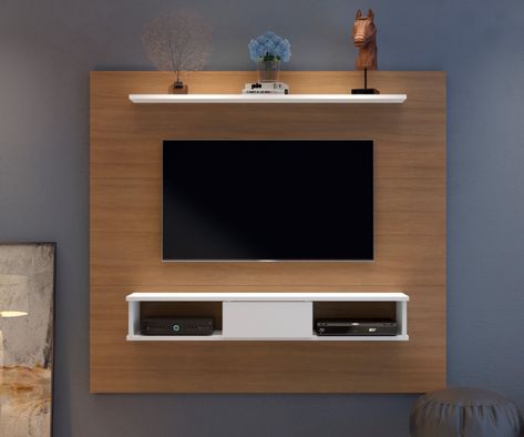 Midtown Concept Omaha 2-Shelf TV-Board (Up to 70 inch TVs) - Walmart.com Living Room Tv Cabinet Designs, Living Room Decor Tv, Luxury Tv Wall, Tv Wall Panel, Modern Tv Room, Backdrop Tv, Entertainment Center Wall Unit, Floating Entertainment Center, Tv Unit Furniture Design