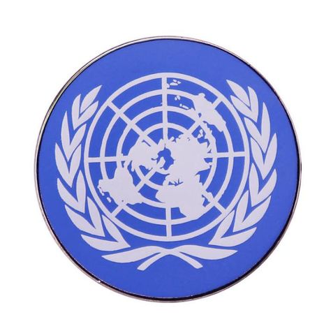 Un Flag, Legal Studies, International Flags, Butterfly Clutch, Enamel Lapel Pin, Button Badge, Flags Of The World, Metal Pins, World Peace