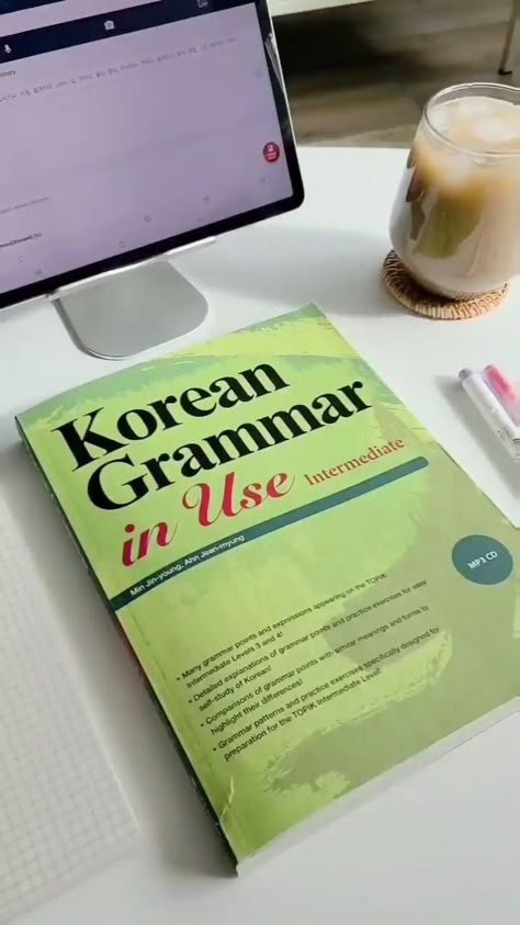 Learning Aesthetic, Studying Stationary, Learn Korean Alphabet, Study Korean, Korean Lessons, Korean Language Learning, Studying Life, Study Motivation Video, Academic Motivation