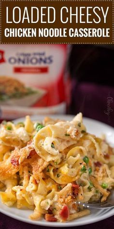 Cheesy Chicken Noodle Casserole, Chicken Noodle Casserole Recipe, The Chunky Chef, Chunky Chef, Noodle Casserole Recipes, Chicken Casseroles, Chicken Noodle Casserole, Noodle Casserole, Chicken Main Dishes