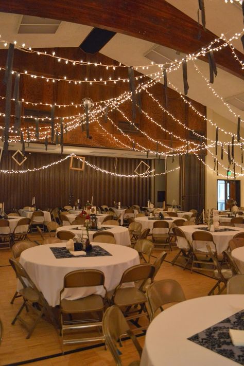 Lds Fall Ward Party, How To Decorate A Large Event Space, Gym Wedding Decorations, Ward Halloween Party Decorations, Banquet Party Ideas, Lds Cultural Hall Decorations, Lds Chapel Wedding Receptions, Lds Gym Wedding Reception, Gym Wedding Reception Decoration