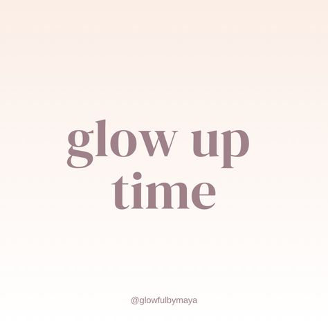 glow up time glowfulbymaya positivity positive energy mindset shifts manifesting manifestation manifest meditation abundance law of assumption law of attraction feminine energy femininity goddess energy selfcare healing era rich girl money wealth girl boss vibe glow up Glow Up Manifestation Affirmations, Glow Up Era Aesthetic, Glow Up Manifestation, Glow Up Era, Manifest Meditation, Teenager Life, Money Mantras, Euphoria Quote, Girl Money