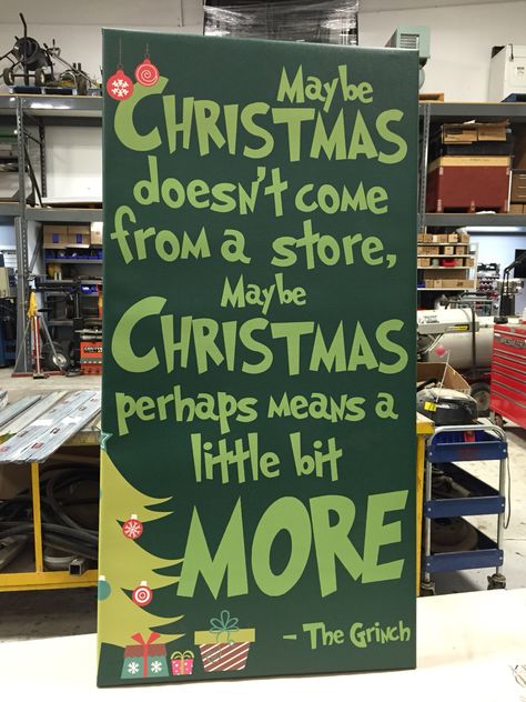 Christmas canvas, the grinch who stole Christmas The Grinch Stole Christmas Decorations, Grinch Stole Christmas Decorations, Christmas Parade Floats, Ward Christmas Party, Grinch Decorations, Le Grinch, Grinch Christmas Party, Whoville Christmas, Grinch Who Stole Christmas