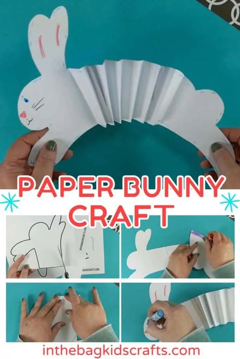 Easy Bunny Crafts For Kids, The Runaway Bunny Activities, Rabbit Art And Craft, Farm Animal Printables Free, Bunny Activities For Preschool, Rabbit Crafts For Preschoolers, Bunny Crafts For Preschoolers, Rabbit Art For Kids, Rabbit Crafts For Kids