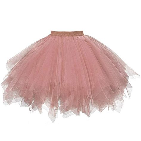 Amazon.com: Musever 1950s Vintage Ballet Bubble Skirt Tulle Petticoat Puffy Tutu: Clothing Diy Tulle Skirt, Harlequin Costume, Tulle Petticoat, Carnival Dress, Tutu Ballet, Vintage Ballet, Skirt Tulle, Poodle Skirt, Vintage Dresses 50s