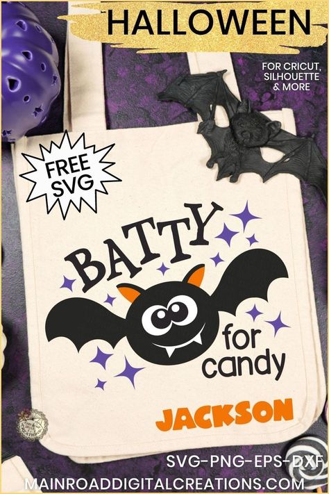 Halloween Bag DIY, vinyl crafts, Halloween DIY, Halloween projects, Kids Halloween, free Halloween SVG, Halloween Bat, Halloween trick or treat, Halloween bag, Halloween projects, Halloween sayings, Halloween fun Free Halloween Svg, Bat Svg, Cricut Design Studio, Halloween Candy Bags, Cricut Halloween, Cute Bat, Halloween Treat Bags, Halloween Bat, Halloween Bags