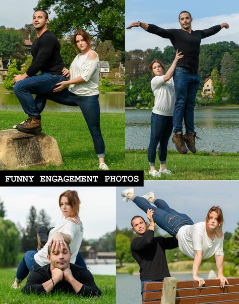 Goofy Family Photos, Cringe Friends Photos, Funny Group Photo Poses, Awkward Engagement Photos Funny, Goofy Engagement Photos Funny, Funny Group Photo Ideas, Dipping Pose Couple Photos, Awkward Prom Poses, 80s Awkward Couple Photoshoot