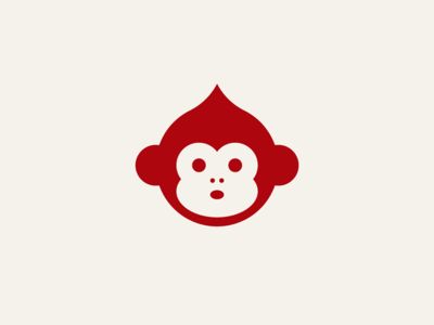 Monkey Watercolor, Monkey Logo Design, Gorilla Illustration, Zoo Logo, Monkey Icon, Orange Monkey, Monkey Tattoo, Son Tattoo, Red Monkey