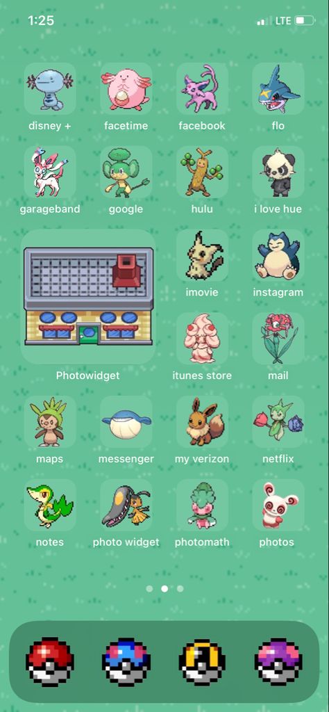 Iphone Home Screen Layout Pokemon, Pokemon Homescreen, Pokemon Widgets, Wallpaper Pokemon, Pokemon Game, Iphone Wallpaper Ios, Iphone Wallpaper Kawaii, Iphone Home Screen Layout, Ios 15