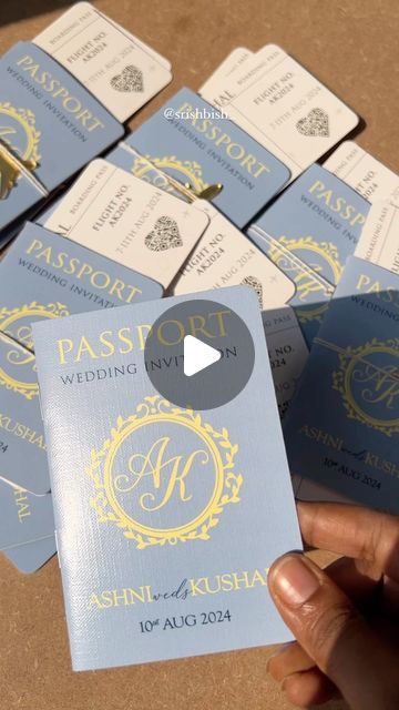 Wedding Stationery 🫶🏽 on Instagram: "Passport Invites 🤌🏽 DM to know more about these, taking orders for them for April’24 weddings onwards🌊" Passport Invitations Wedding, Wedding Passport, Passport Invitations, Passport Wedding Invitations, Invitations Wedding, Wedding Stationery, Wedding Invitations, Wedding Ideas, Stationery