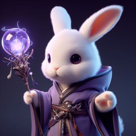 Bunny Sorcerer Bunny Wizard, Dnd Sorcerer, Space Bunnies, Dnd Ideas, Fantasy Life, Bunny Art, Character Ideas, Dnd Characters, Wizard