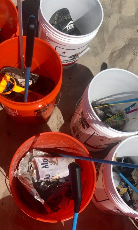 There was so much trash found at our beach clean up! Please keep our oceans clean!🙏🏽 
Ocean life | beach cleanup | summer aesthetic | sustainable living | weekend vibes | health | socal beaches | beach life | reusable Beach Cleanup Aesthetic, Beach Clean Up Aesthetic, Master Vision, Mission Beach San Diego, Beach Cleanup, Water Under The Bridge, Vision Bored, Summer Vision, Beach Clean Up