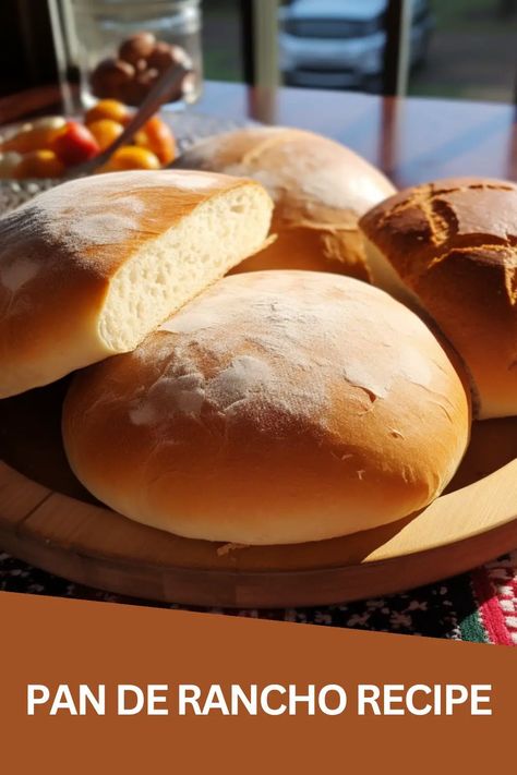 Make your family's favorite dish with this easy pan de rancho recipe! Learn how to make this classic Mexican bread at home. Easy Mexican Bread Recipes, Mexican Bread Recipes, Mexican Bakery, Bbq Party Food, Mexican Sweets, Mexican Sweet Breads, Mexican Treats, Mexican Bread, Bread At Home