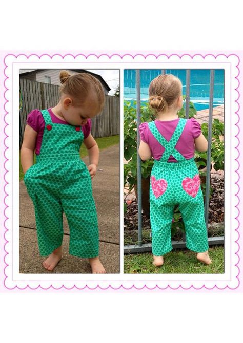 PATTERN Overalls PDF Pattern and Tutorial by boodesignsaustralia Pattern Overalls, Tank Top Sewing Pattern, Toddler Sewing Patterns, Baby Drool Bibs, Toddler Patterns, Toddler Overalls, Drool Bibs, Sewing Baby Clothes, Bandana Style