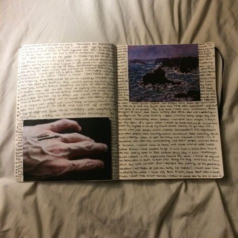 Feeling Calm, Poetry Journal, Journal Stuff, Pretty Journals, Cool Journals, Journal 3, Art Journal Therapy, Diary Ideas, Memory Keeping