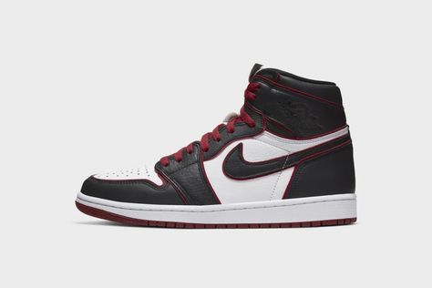 The OG Bred Air Jordan 1 Colorway Is Remixed for This Years Black Friday Release #sneakers #kicks #shoes Nike Air Jordan 1 Retro, Nike Models, Air Jordan 1 Retro High Og, Air Jordan 1 Retro High, Nike Air Jordan 1, Newest Jordans, Air Jordan 1 Retro, Nike Air Max 97, Jordan 1 Retro High