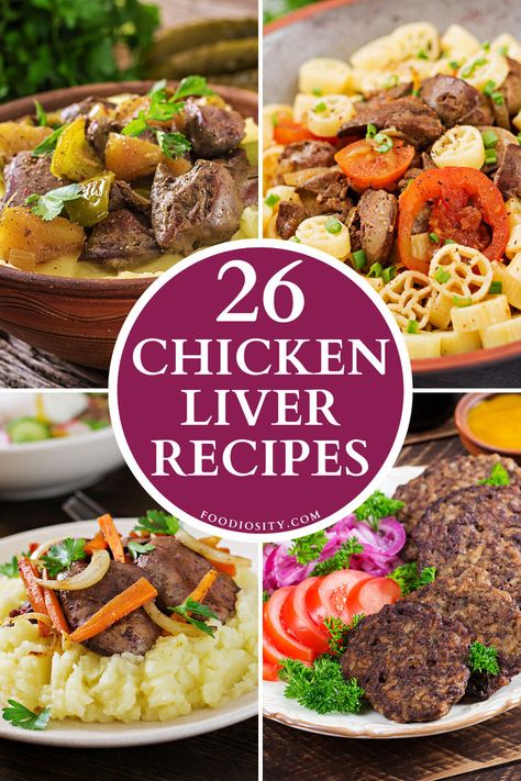 Delicious Turkey Recipes, Liver And Bacon, Fried Chicken Livers, Chicken Liver Recipes, Liver And Onions, Paleo Friendly Recipes, Recipe Using Chicken, Chicken Liver Pate, Liver Recipes