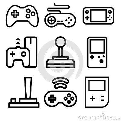 Video Game Symbols, Video Game Drawings, Easy Tattoos To Draw, Doodles Games, Robot Icon, Video Game Logos, Dibujo Simple, Video Game Tattoo, Doodle Videos