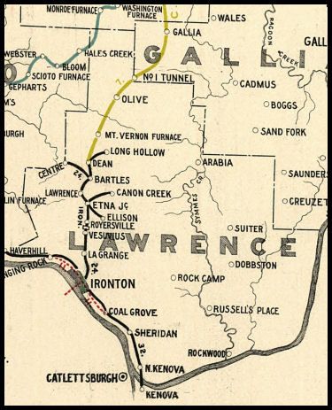 Old Map of Lawrence County, Ohio. Ironton Ohio, Ohio Map, Lawrence County, Ohio History, Map Globe, Metal Detecting, Treasure Hunting, Old Maps, Old Map