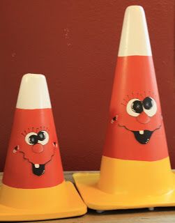 Traffic Cone Painted, Cool Things To Paint, In My Thoughts And Prayers, Good Fathers, Diy Candy Corn, Diy Cone, Cone Ideas, Law Enforcement Family, Things To Paint