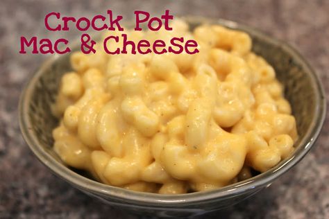 Crock Pot Mac and Cheese by Paula Dean. Smooth and creamy, no clumping! This recipe turns out just like the blog pictures! Maybe my crock runs a little hot, but I needed to reduce the time to 1:45-2:00 hours. Crock Pot Mac And Cheese Easy No Boil, Crock Pot Macaroni And Cheese, Crock Pot Mac And Cheese, Crock Pot Mac, Slower Cooker, Pot Mac And Cheese, Wrapped Dates, Crockpot Mac And Cheese, Crock Pot Food