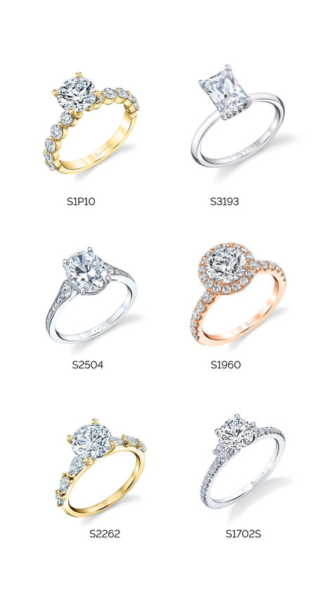 Looking for the perfect engagement ring? Look no further than Sylvie! We have a wide selection of styles to suit every bride, from simple classics to vintage designs and unique, classy styles. Whether you prefer white, yellow, or rose gold, or love oval, round, or emerald cuts, we have the ring of your dreams. Don't forget to check out our stunning diamond wedding bands to create the wedding ring set you've always wanted. Sylvie. Timeless Engagement Rings Unique Gold Engagement Rings, Timeless Engagement Rings, Timeless Engagement Ring, Unique Symbols, Unique Diamond Engagement Rings, The Perfect Engagement Ring, Dream Engagement, Dream Engagement Rings, Wedding Ring Set