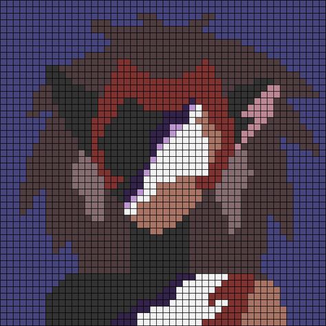 She Ra Pixel Art, Minecraft Alpha Pattern, Pixel Art With Grid, Pixel Grid, Graph Crochet, Pixel Crochet, Pixel Art Grid, Pix Art, Graph Design