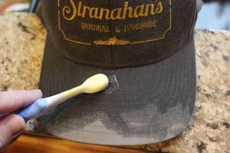 The Best Way to Clean a Baseball Cap | The Art of Manliness Wash Baseball Cap, Cleaning Painted Walls, How To Wash Hats, Deep Cleaning Tips, Hat Storage, Diy Cleaners, Clean Dishwasher, Toilet Cleaning, House Cleaning Tips