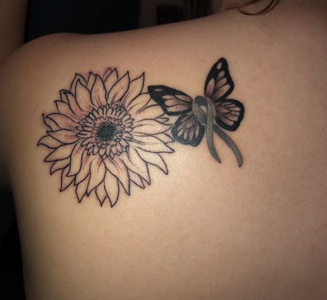 Tats Ideas, Awareness Tattoo, Summer Makeup Trends, Meaningful Tattoo Quotes, Meaningful Tattoo, Sunflower Tattoos, Sunflower Tattoo, Meaningful Tattoos, Summer Makeup