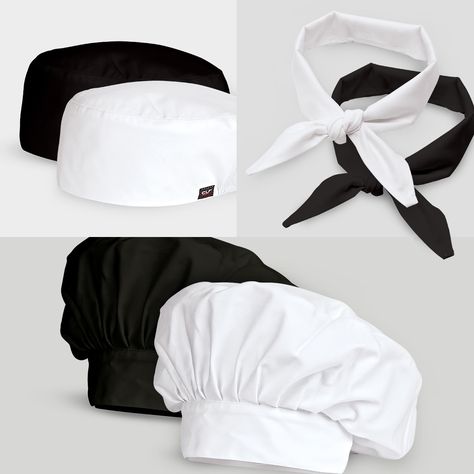 Chef Caps Design, Chef Clothes Design, Chef Jackets Women, Chef Jackets Design, Chef Dress, Chef Cap, Chef Uniforms, Chicken Hats, Chef Hats