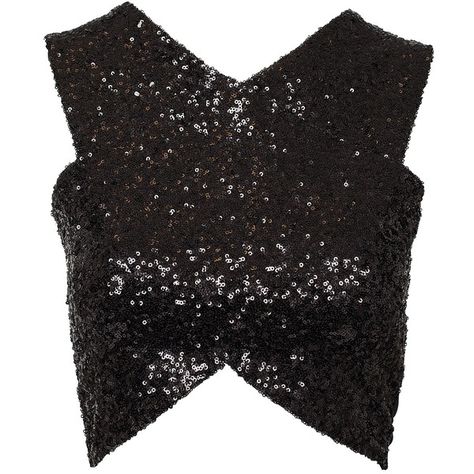 Nly Trend The Cover All With Sequin Top (529.010 VND) ❤ liked on Polyvore featuring tops, crop top, black, womens-fashion, cropped tops, nly trend, sequin crop top, sequined tops and wrap front top Special Event Outfit, Party Gown Dress, Sparkly Outfits, Prada Fashion, Stretchy Tops, Sherri Hill, Sleeveless Crop Top, Fashion Design Clothes, Sequin Top