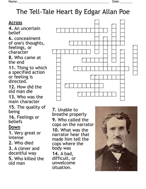 Edgar Allan Poe Word Search - WordMint For Annie Edgar Allan Poe, Teaching Edgar Allan Poe, Tall Tale Heart Edgar Allen Poe, Edgar Allan Poe Annabel Lee, Edgar Allan Poe Memes Funny, Edgar Allan, Edgar Allan Poe, Word Search, Tea Party