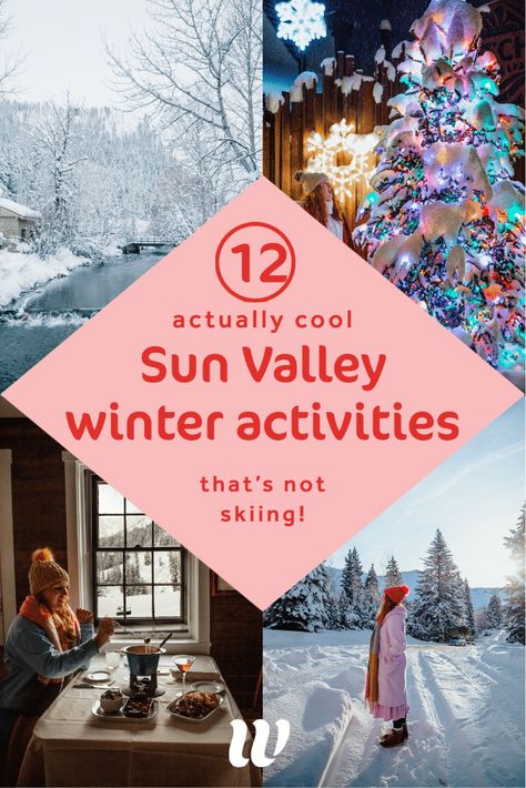 Sun Valley Idaho Winter Outfits, Sun Valley Idaho Winter, Idaho Winter, Winter Northern Lights, Ketchum Idaho, Goblin Valley, Idaho Travel, Sleigh Rides, Ski Trips