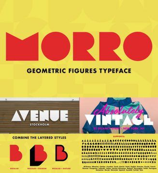 Morro Font | Free download Free Powerpoint Templates Download, Geometric Font, Geometric Figures, Text Generator, Creative Fonts, Font Free, Unique Fonts, Free Fonts Download, Marketing Design