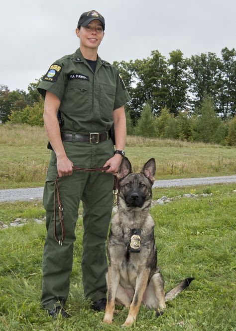 NYSDEC on Twitter: "Environmental Conservation Officer Fay Fuerch with K-9 "Handley" is the first female ECO dog handler in the DEC’s history. https://t.co/45Jm4RM75E" Officer Aesthetic, Conservation Officer, Dream Bored, Future Job, Bravest Warriors, Environmental Conservation, Dream Career, Career Options, Future Jobs