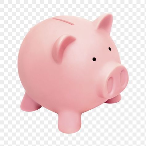 Piggy Bank Aesthetic, Money Icon Aesthetic, Saving Piggy Bank, Money Pig, Pig Png, Money Stickers, Flower Png Images, Photo Elements, 3d Png