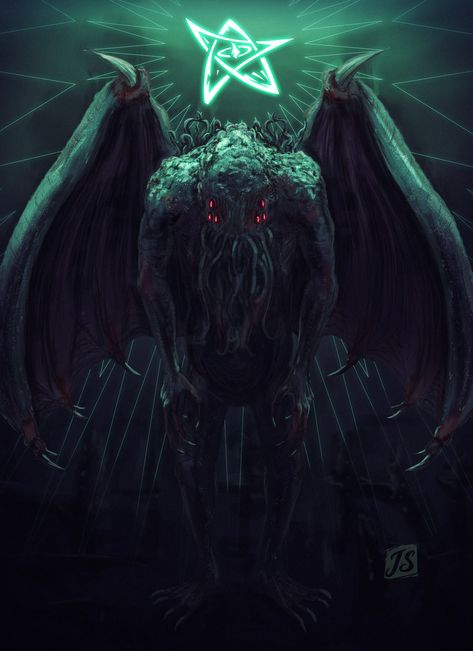 ArtStation - Cthulhu (the great old one) Great Old One, Lovecraft Monsters, Lovecraft Art, Cthulhu Art, Lovecraft Cthulhu, Lovecraftian Horror, Eldritch Horror, Hp Lovecraft, Cthulhu Mythos