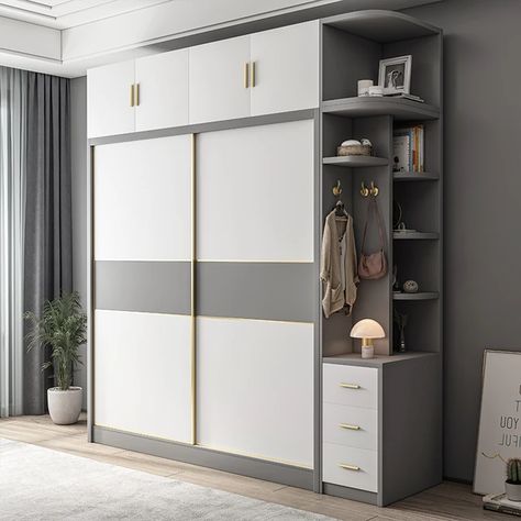 Modern Wardrobe Design Sliding Doors, Bedroom Cupboard Ideas, Modern Wardrobe Design, Wardrobe Laminate Design, Closet Furniture, Sliding Door Wardrobe Designs, Wooden Wardrobe Design, Wardrobe Design Modern, Almirah Designs