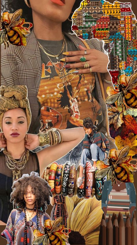 Comfy Afro Boho Aesthetic Afro Boho Fashion, Afro Boho, Boho Aesthetic, Band Aid, My Vibe, Boho Fashion, Mood Board