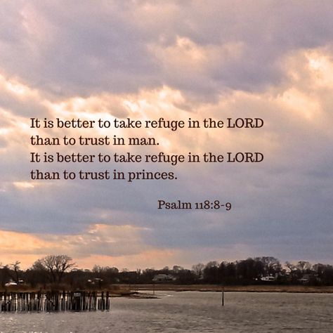 Psalm 118:8-9 Psalm 118 8, Comforting Bible Verses, Biblical Quotes, Bible Quotes, Life Lessons, Bible Study, Psalms, Verses, Bible Verses