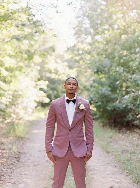 Mauve Mens Wedding Attire, Mauve Wedding Suit, Mauve Groom Suit, Mauve Suits For Men, Mauve Groomsmen Attire, Dusty Rose Groomsmen Attire, Dusty Rose Suit, Trinidad Wedding, Suit With Shawl