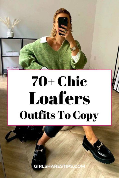 Outfit For Loafers, Loafers For Women Outfit Casual, Black Loafer Outfits Women, How To Style Loafers Women, Outfit With Loafers Women, Casual Loafers Outfit, Loafers Outfit Casual, Loafers Outfit Work, Outfits With Loafers