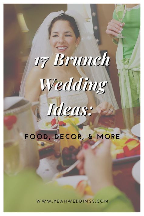 Brunch Vow Renewal, Brunch Wedding Menu Ideas, Boho Brunch Wedding, Day Of Wedding Brunch, Wedding Brunch Ideas Buffet, Brunch Style Wedding Reception, Sunday Brunch Wedding Receptions, Brunch Wedding Colors, Summer Brunch Wedding