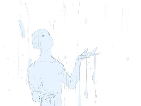 Raining Drawing Reference, Standing In Rain Reference, Standing In The Rain Drawing Reference, Raining Pose Reference, Standing In The Rain Pose Reference, In The Rain Pose Reference, Wind Pose Reference, Person Holding Umbrella Reference Drawing, Ethereal Poses Drawing