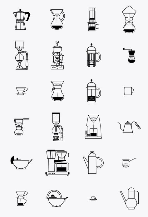 Coffee icons by Eric Ellis #icon #design #icondesign #minimal #coffee http://thenounproject.com/ericellis/collection/coffee/ Papan Menu, Tato Salib, Silhouette Cameo 4, Coffee Latte Art, Coffee Icon, Coffee Tattoos, Design Café, Black And White Coffee, Coffee Drawing