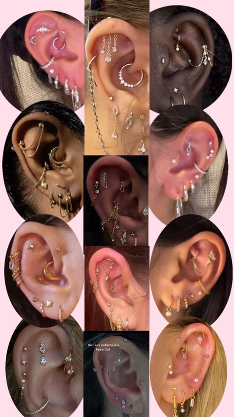 Ear Piercing Curation, Piercing Curation, Ear Curation, Ear Piercing, Earings Piercings, Ear Piercings, Piercings