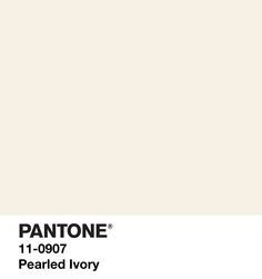 Pantone 11-0907 Ivory Ivory Pantone Colour Palettes, Ivory Colour Palette, Ivory Pantone, Pantone White, Beige Pantone, White Pantone, Ivory Palette, Magnolia Colors, Ivory Color Palette