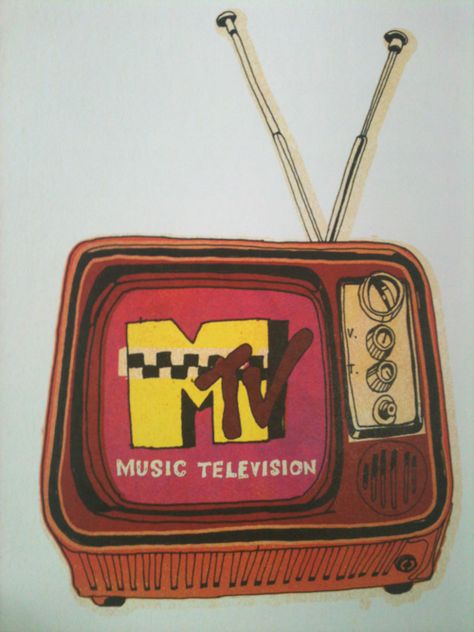 Old School Music Aesthetic, Mtv Aesthetic 2000s, Mtv Aesthetic, Mtv Music Television, 80s Pop Culture, Mtv Logo, Spongebob Party, Mtv Music, 80s Aesthetic