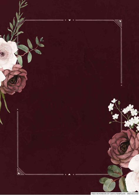 Download 18+ Burgundy Terracotta Flower Bouquet Canva Wedding Invitation Templates Wedding invitations are an important aspect of any wedding, as they set the tone for your special day and give guests a first glimpse into what’s to come. With so many options available, it can be tou... Red Wedding Invitation Template, Maroon Floral Background, Save The Date Templates Free Download, Free Save The Date Template, Save The Date Background, Burgundy Wedding Invitations Templates, Sikh Wedding Invitations Cards, Pink Flowers Invitation, Invitation Card Background